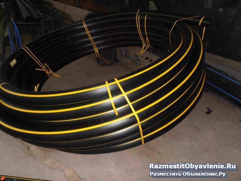 Трубы полиэтиленовые газопроводные фото