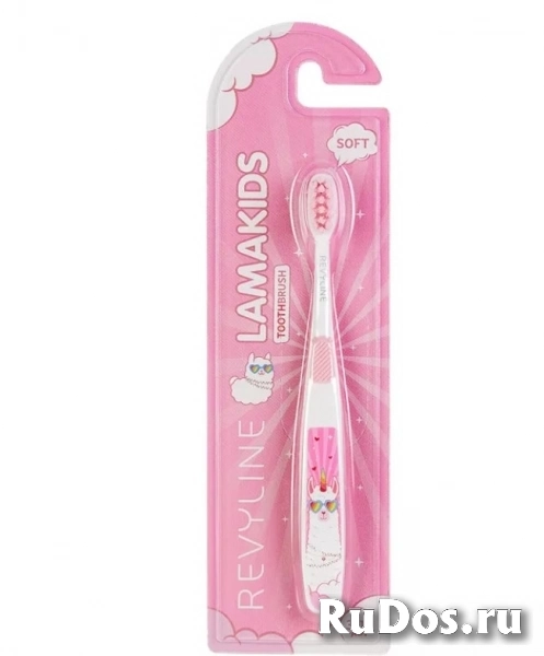 Мануальная щетка LamaKids (розовая) от Revyline фото