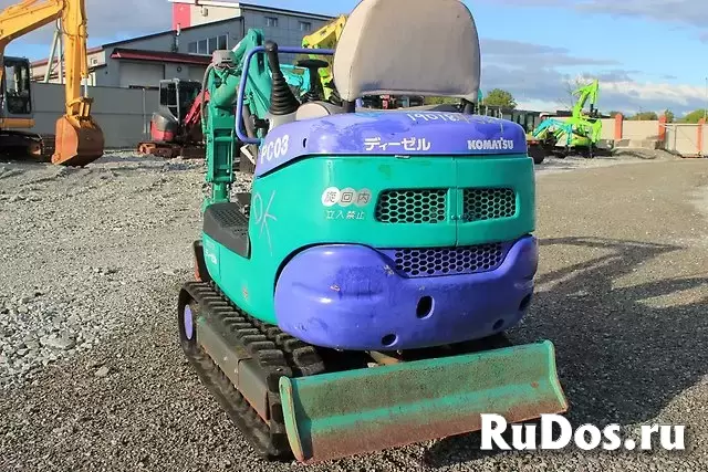 Японский мини-экскаватор KOMATSU PC-03 изображение 10