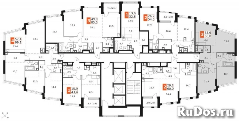 Продам 3 комнатную квартиру 68 м2 изображение 4