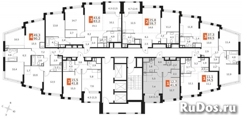 Продам 1 комнатную квартиру 41.9 м2 изображение 4