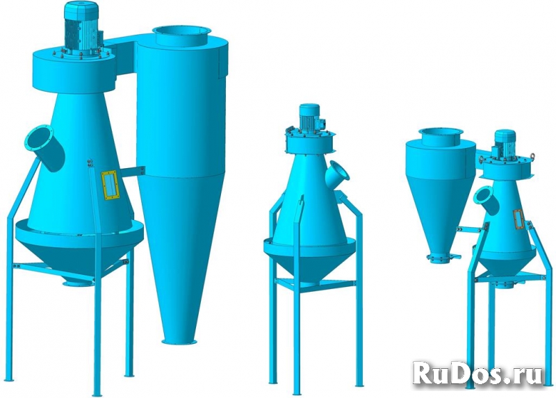Воздушный сепаратор зерна, сепаратор пластика, сыпучих продуктов фото