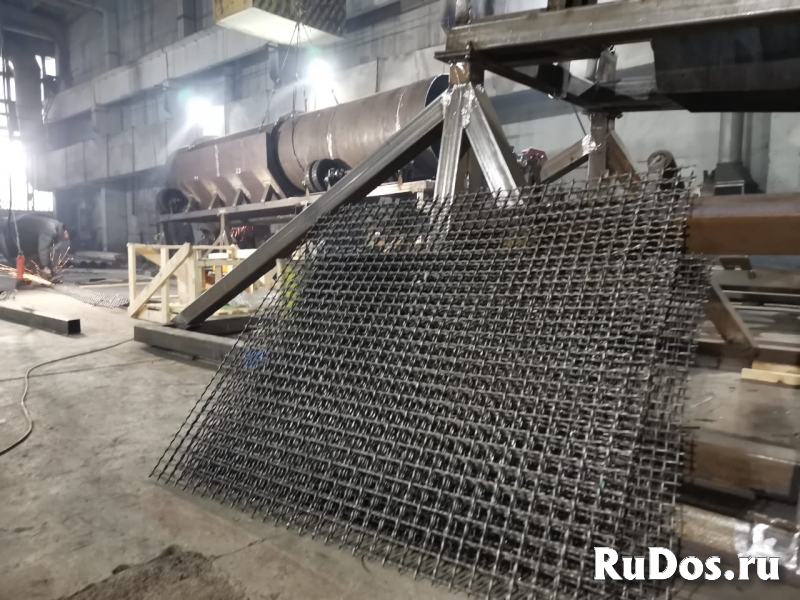 Сетка рифленная канилированная 60*60*6,0х1750х4500. Сито грохота изображение 3