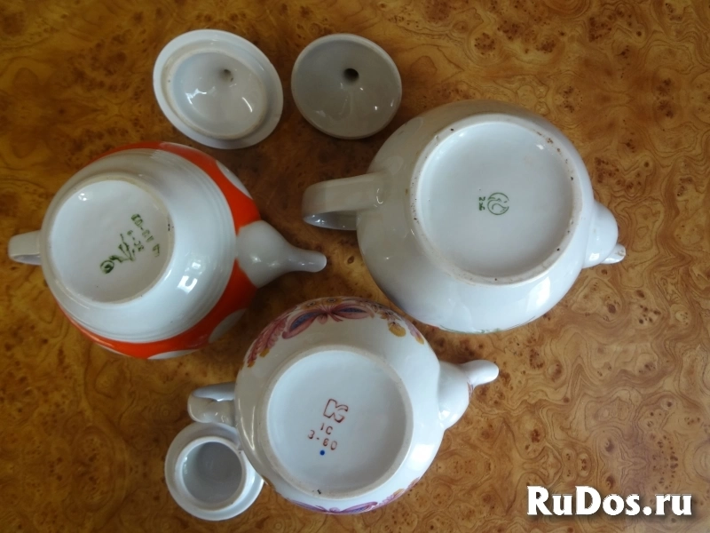 Чайники заварочные фарфоровые изображение 5