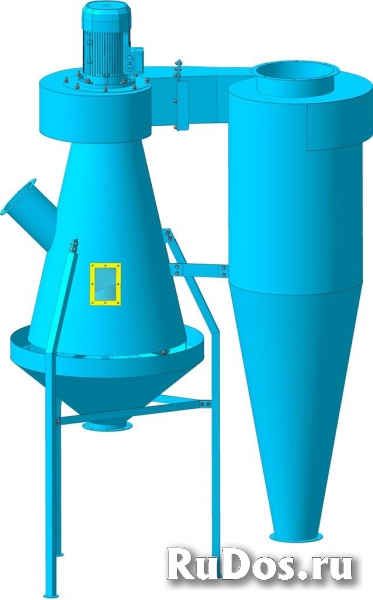 Воздушный сепаратор зерна, сепаратор пластика, сыпучих продуктов изображение 4