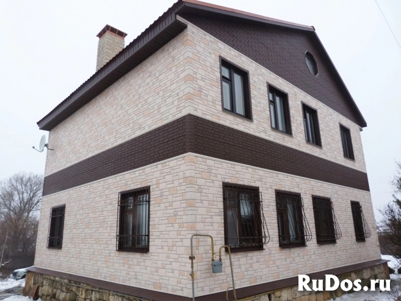 Фасадные панели под камень ровный фотка