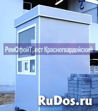 Будка охраны 1,5х1,5х2,5м, металлическая, изготовление изображение 10