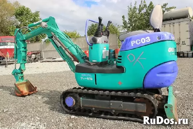 Японский мини-экскаватор KOMATSU PC-03 изображение 3
