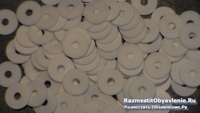 Втулки и шайбы из фторопласта изготовим фото