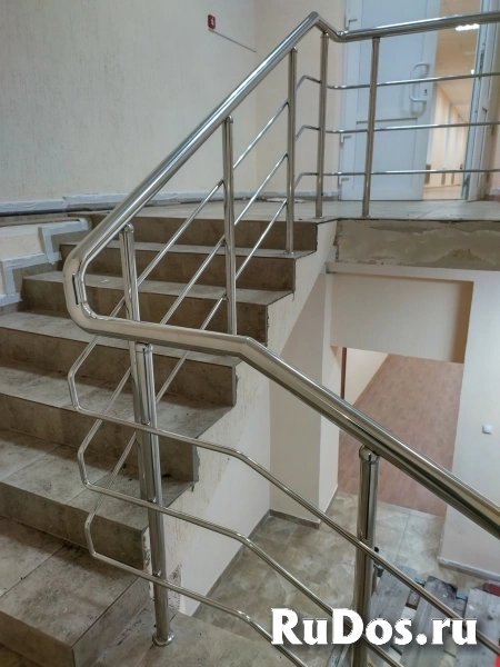 НЕРЖАВЕЮЩИЕ ПЕРИЛА в магазин, офис, дом. изображение 8