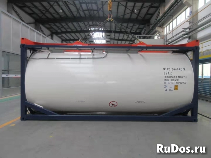 Танк-контейнер тип Т11 объём 24м3 для перевозки химических веществ, новый. изображение 8