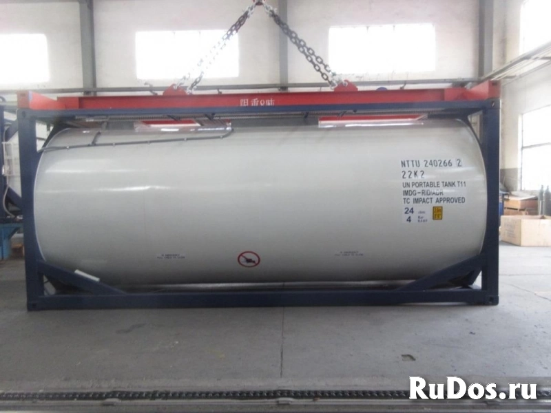 Танк-контейнер тип Т11 объём 24м3 для перевозки жидких реагентов, новый. изображение 7