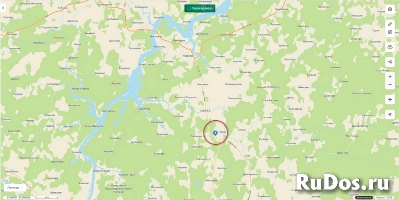 Земельный участок 6,5 Га вблизи села Нерль Калязинского района Тверской области фотка