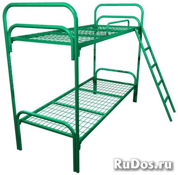 Долговечные кровати металлические одноярусные изображение 3