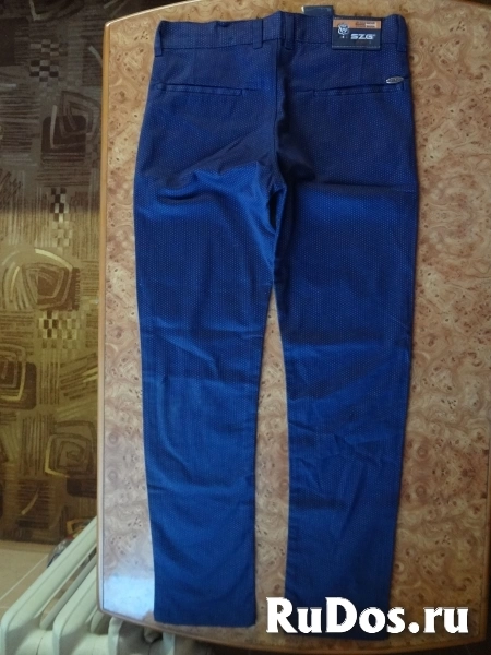 Брюки подростковые темно-синие 13-15 лет, Турция изображение 3