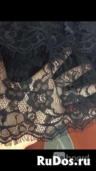 Юбка новая paolo conte 46 m черная клеш кружева гипюр оборки вече изображение 4