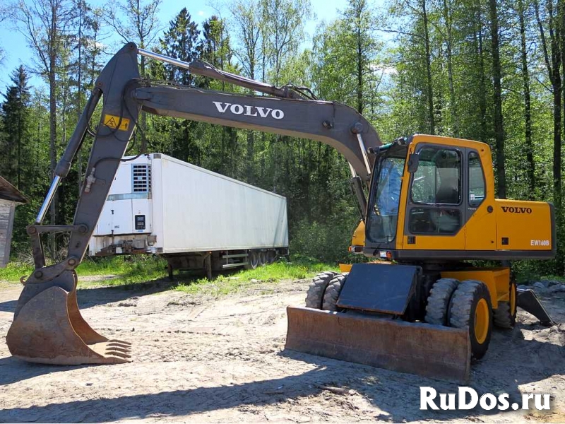 Колесный экскаватор Volvo 160, макс. опции, 7000 м/ч изображение 3