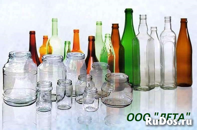 Стеклянная бутылка новая. фото