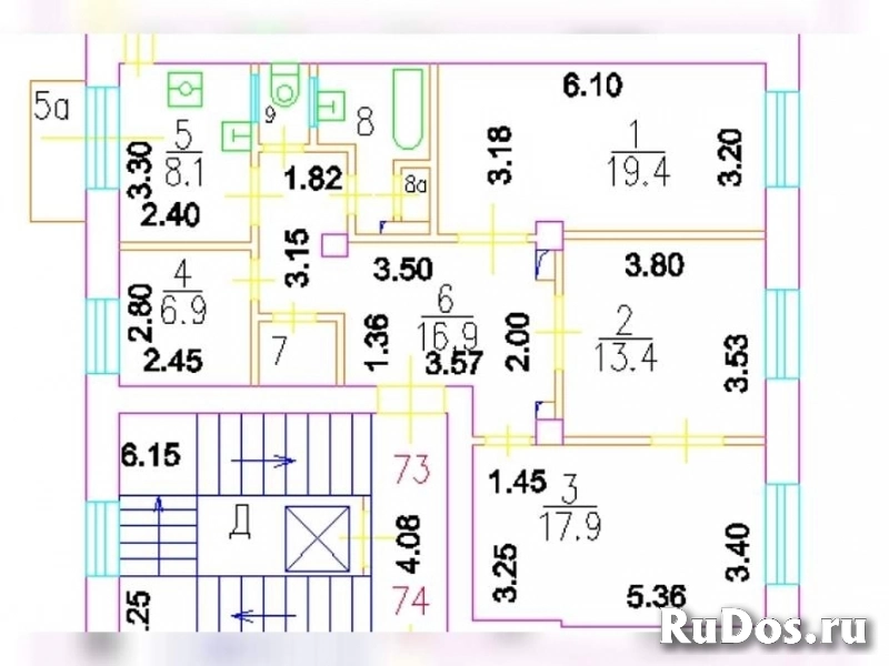 Продам 4 комнатную квартиру 91.6 м2 фотка