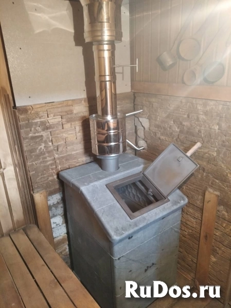 Монтаж каминов, каминных топок, дымоходов, банных и отопительных изображение 5