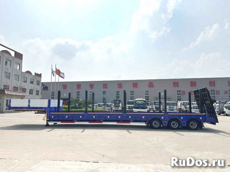 Полуприцеп-тяжеловоз (трал) низкорамный, 60тонн, 3 оси TONGYADA изображение 5