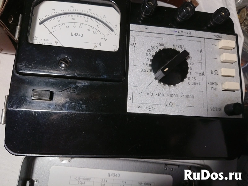 Прибор Ц4340 - аналоговый тестер изображение 10