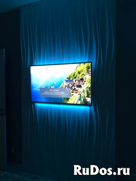 3Д панель Волна двойная острая фото