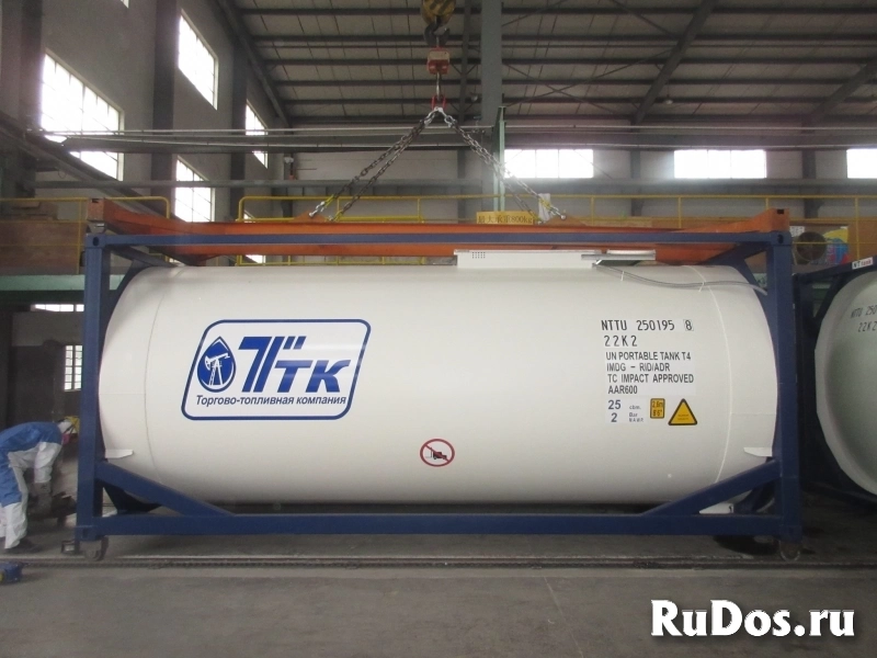 Танк-контейнер объём 25м3 тип Т4, для перевозки сырой нефти, новый изображение 3