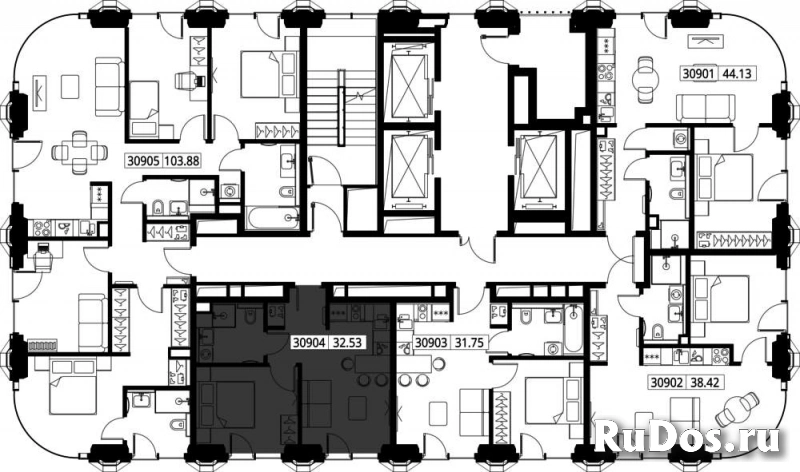 Продам 1 комнатную квартиру 32.53 м2 изображение 3