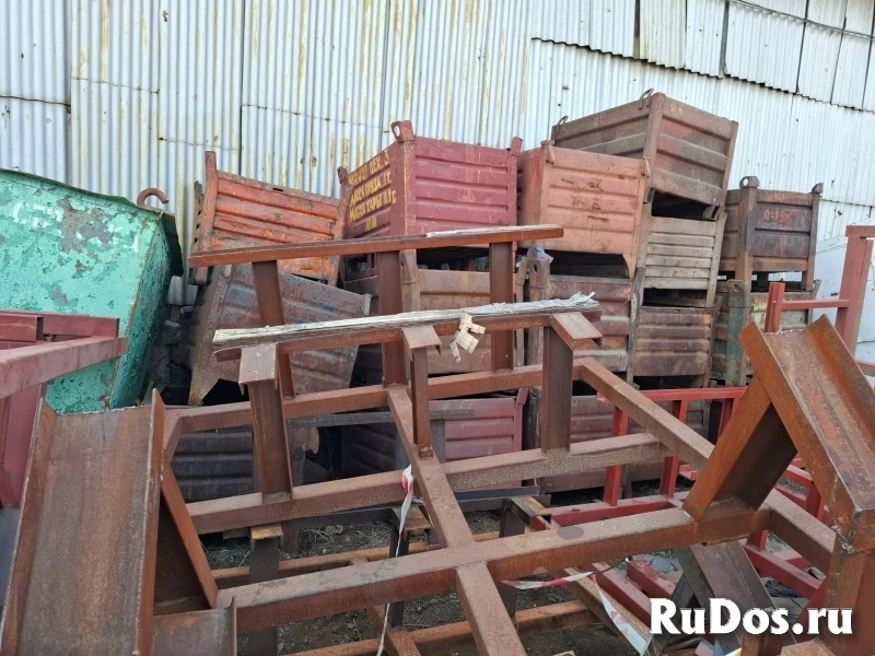 Тара, ящики, мульды, металлические 1200х800х800мм изображение 3