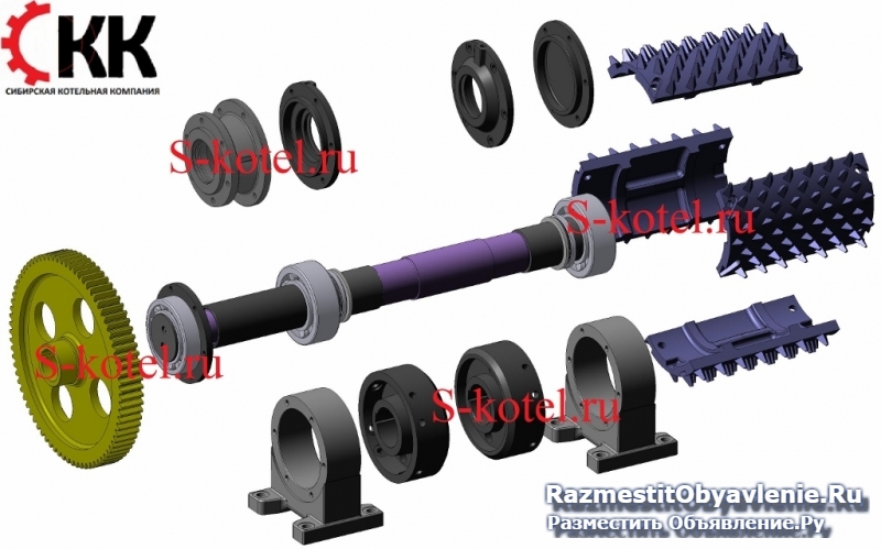 Валок неподвижный дробилки ДДЗ-4 и запчасти фотка