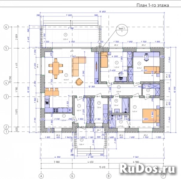 Дом с отделкой в КП Дарьино южное изображение 9