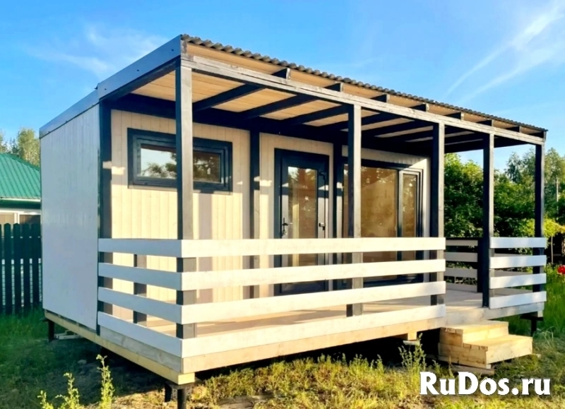 Модульный дачный дом 28 м2 с верандой. изображение 3