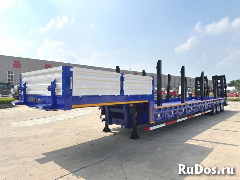 Полуприцеп-тяжеловоз (трал) низкорамный, 60тонн, 3 оси TONGYADA фотка