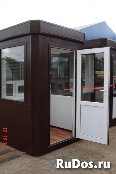 Пост охраны тип п-2, 1,5х1,5х2,5м, строгий стиль фотка