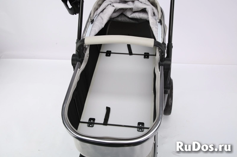 Коляска детская luxmom 608 экокожа для новорожденных изображение 9