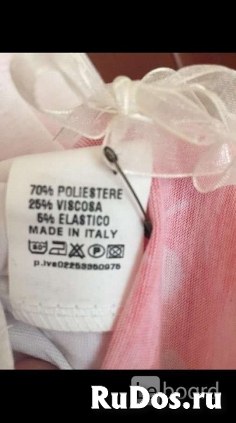 Майка топ новая италия 44 46 м белая рисунок принт купальник оран фотка