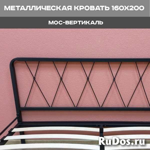 Металлическая кровать двуспальная Клэр 160x200 изображение 8