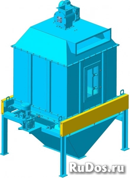 Охладитель гранул противоточный ОГ, колонна охлаждения фотка