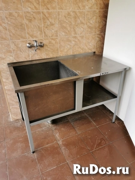 ванна котломоечная ,моечная 1-секционная, подставка под пароконвектомат фотка