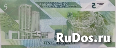 Банкнота 5 долларов, Тринидад и Тобаго фотка