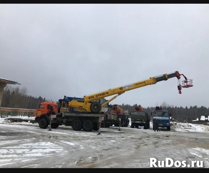 Аренда автокрана автовышки манипулятор экскаватор изображение 4