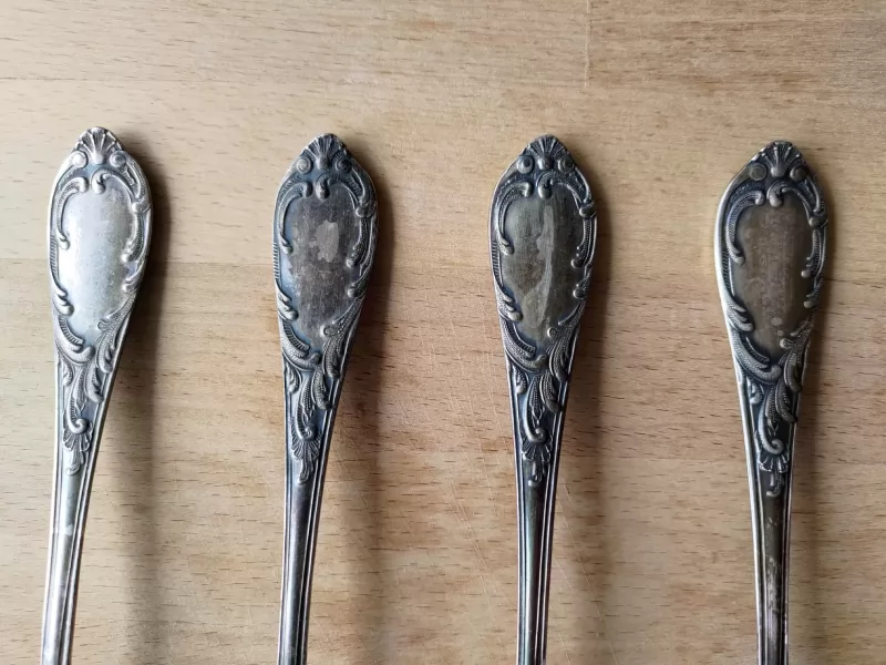 Ложки столовые СССР мельхиор МНЦ 15-20, ЗiШ, ЗиШ фотка