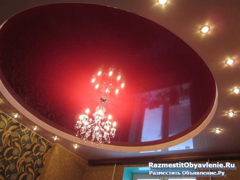 Монтаж натяжного потолка в Туле. фотка