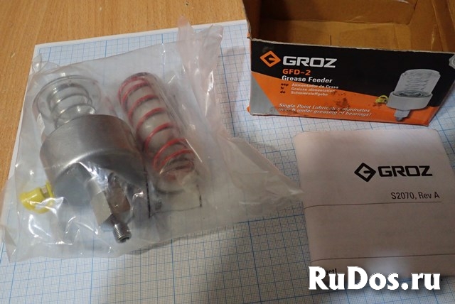 Автономный дозатор смазки GROZ GR47704 GFD/PA/2/B 56грамм 1/8 BSP изображение 5