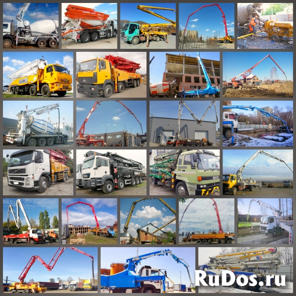 Бетононасос Воронеж, аренда бетононасоса, спецтехника фото