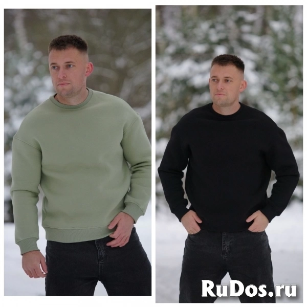 Свитшот мужской с начесом фото