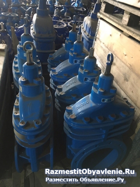 Задвижки 30ч39р с обрезиненным клином ду100 изображение 3