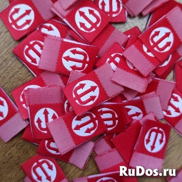 Жаккардовые лейблы/бирки/этикетки для одежды на заказ из Турции изображение 5