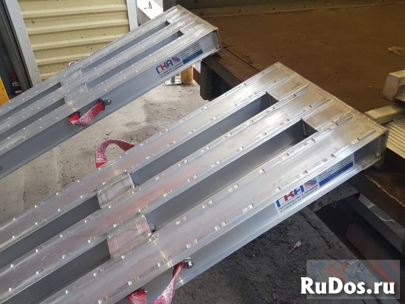 Сходни алюминиевые до 40 тонн на пару Модель GKA 2450 Грузоподъём фотка